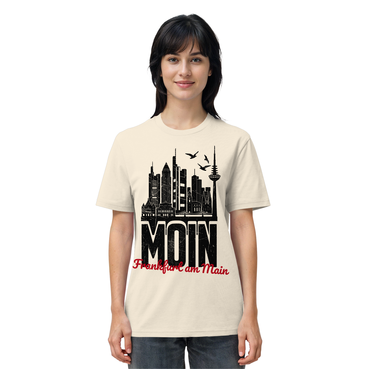 Moin Frankfurt am Main | Gruß von der Küste | Unisex Shirt Premium