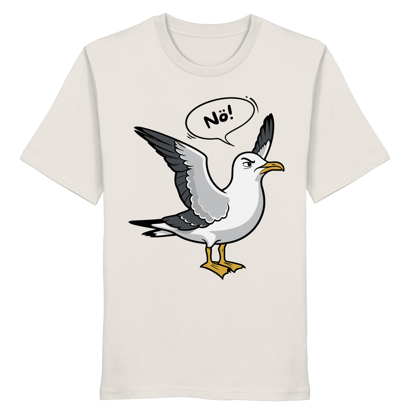 Möwe sagt Nö! | Küstenhumor | Unisex Shirt Premium