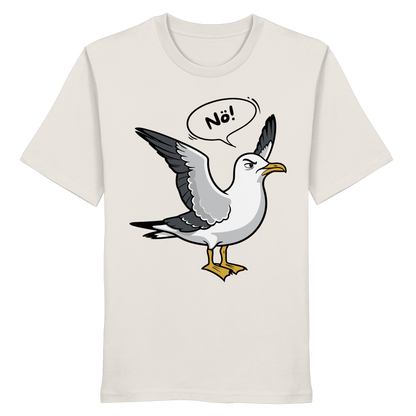 Möwe sagt Nö! | Küstenhumor | Unisex Shirt Premium