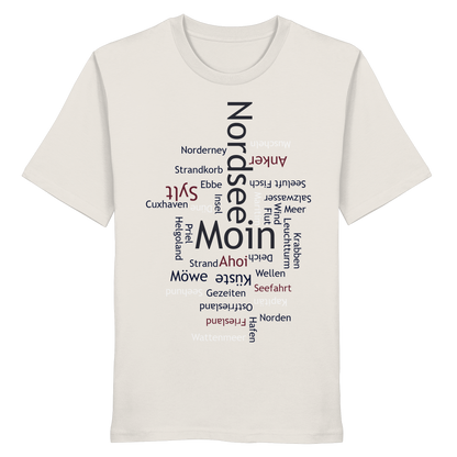 Nordsee Wortwolke | Meeresbrise spüren | Unisex Shirt Premium