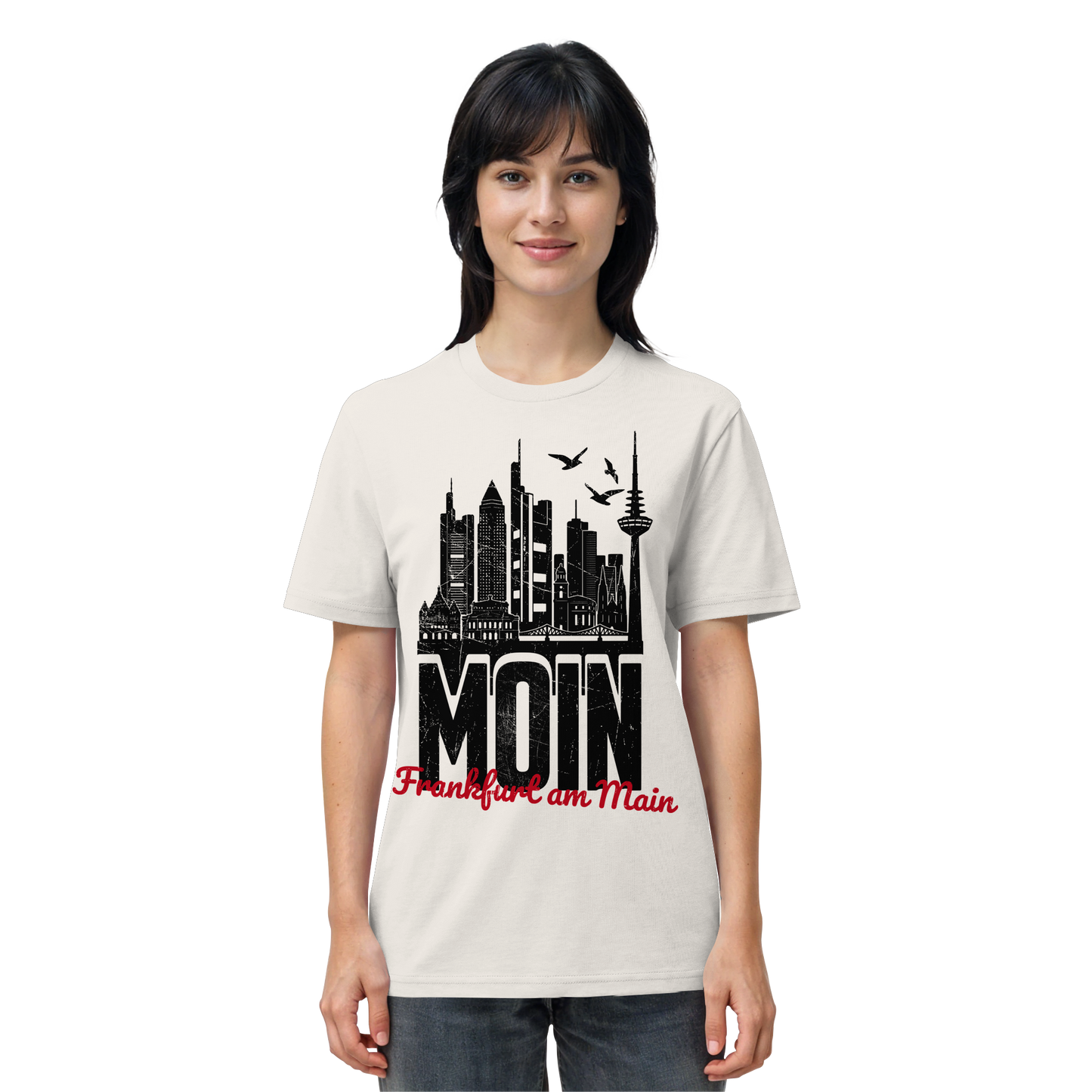 Moin Frankfurt am Main | Gruß von der Küste | Unisex Shirt Premium