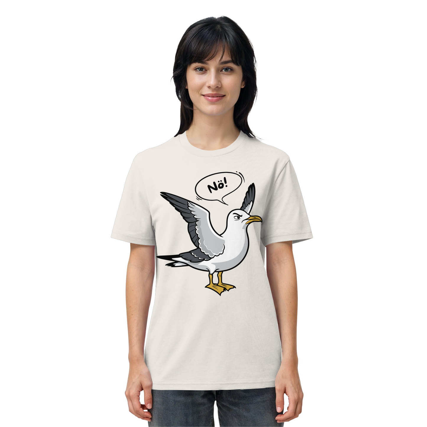Möwe sagt Nö! | Küstenhumor | Unisex Shirt Premium