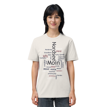 Nordsee Wortwolke | Meeresbrise spüren | Unisex Shirt Premium