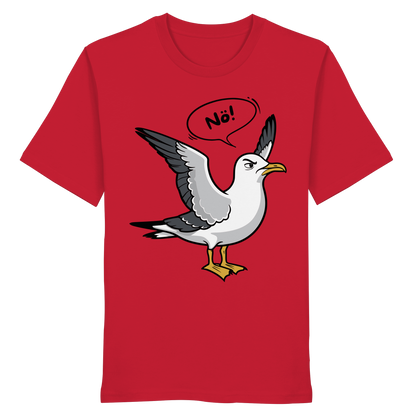 Möwe sagt Nö! | Küstenhumor | Unisex Shirt Premium
