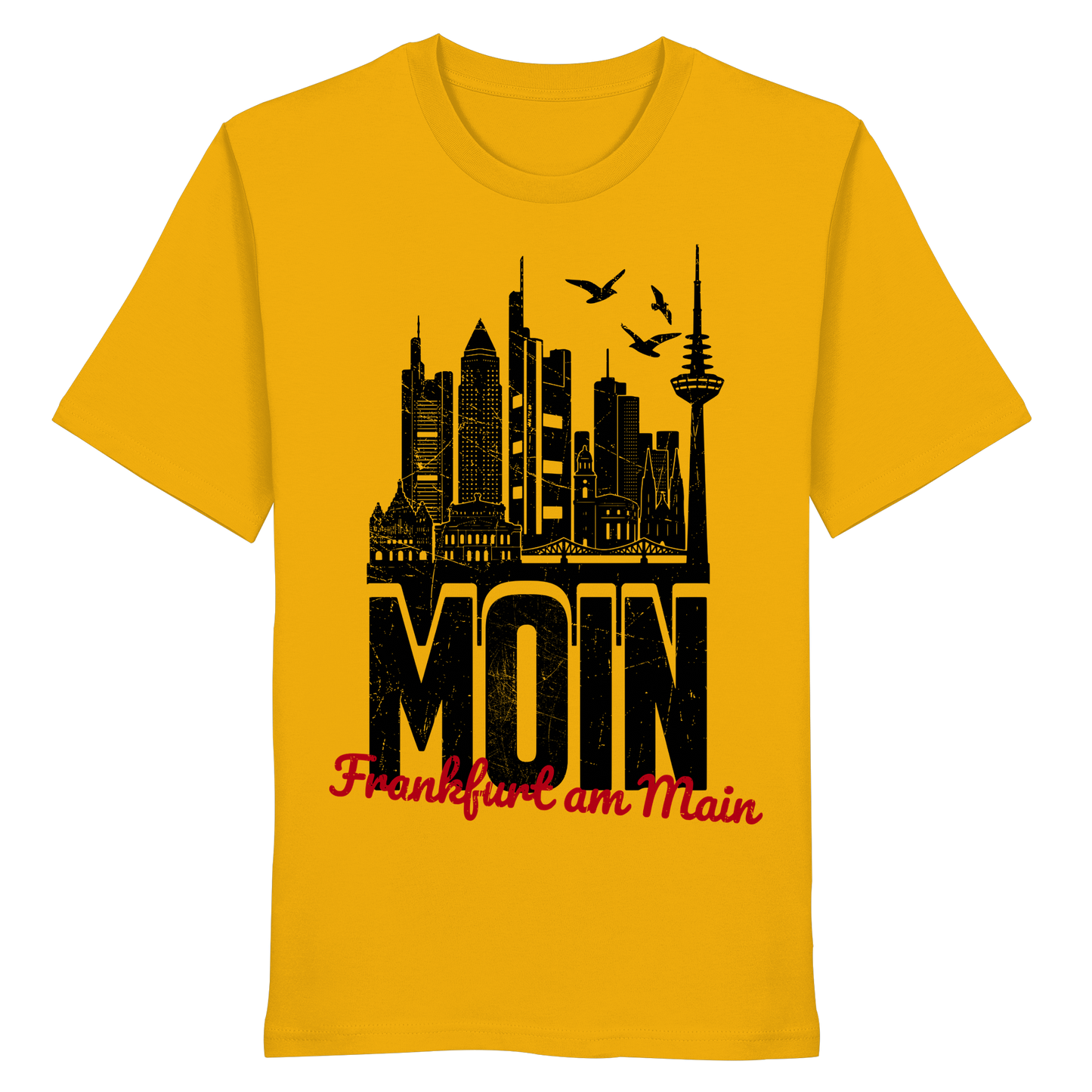 Moin Frankfurt am Main | Gruß von der Küste | Unisex Shirt Premium