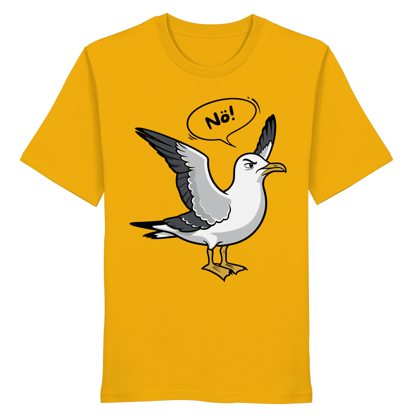 Möwe sagt Nö! | Küstenhumor | Unisex Shirt Premium
