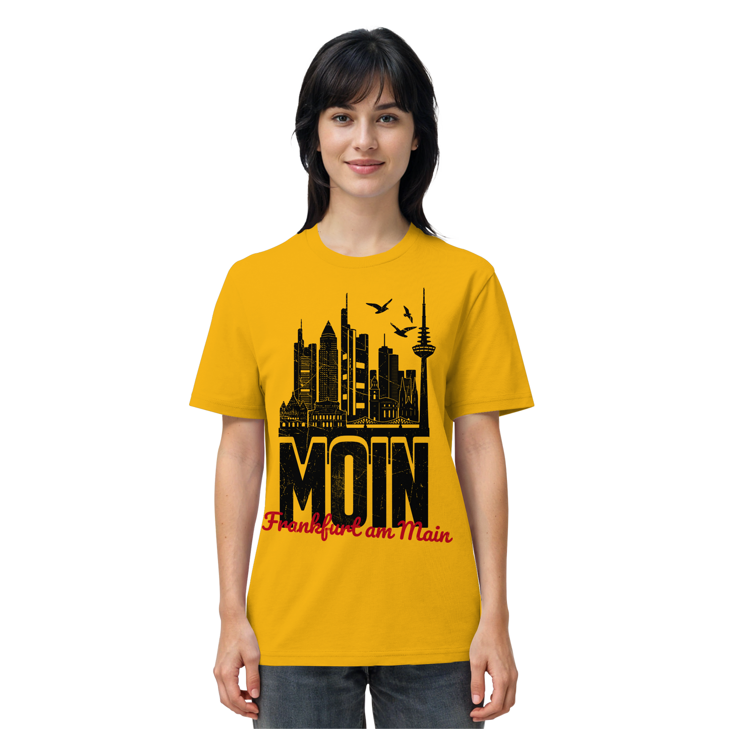 Moin Frankfurt am Main | Gruß von der Küste | Unisex Shirt Premium