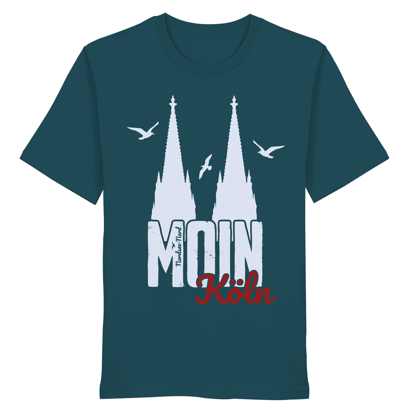 Moin Köln | Gruß von der Küste | Unisex Shirt Premium
