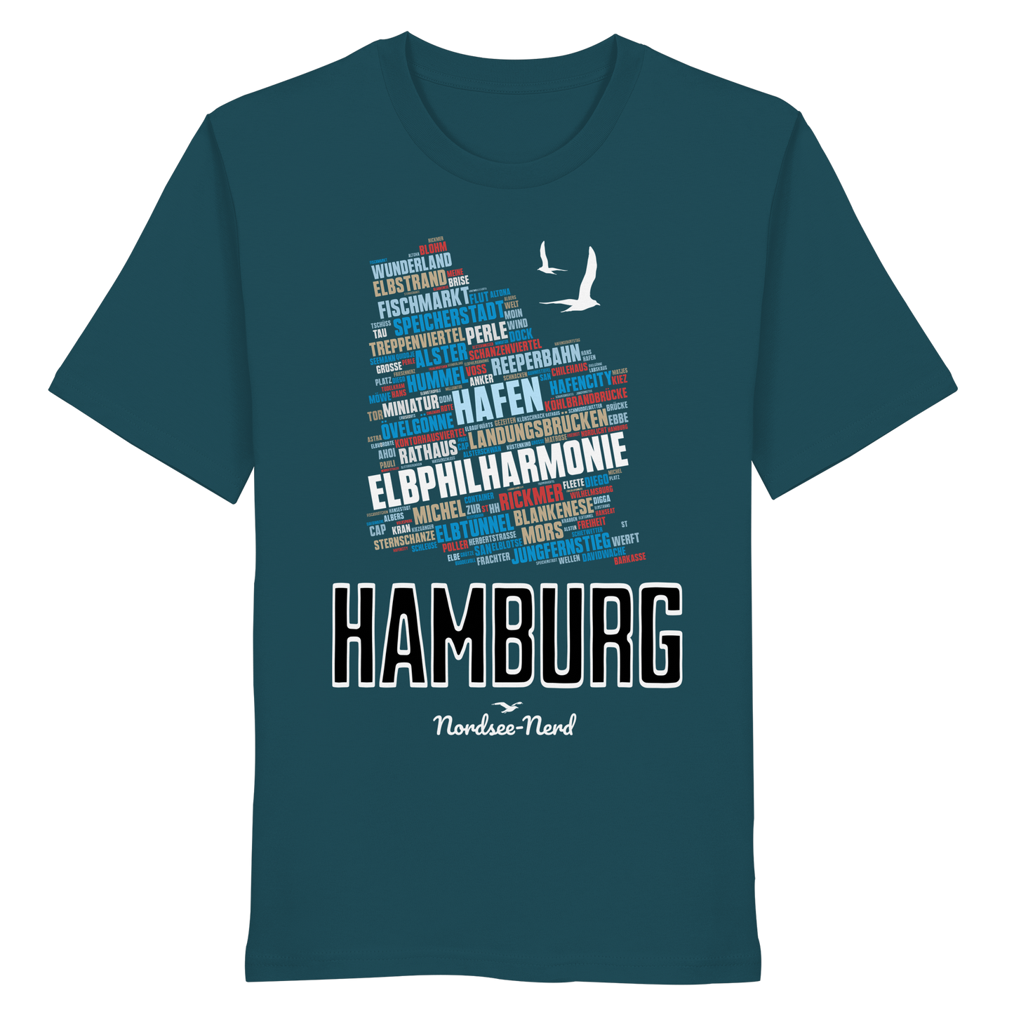 Hamburg  | Wortwolke | Unisex Shirt Premium