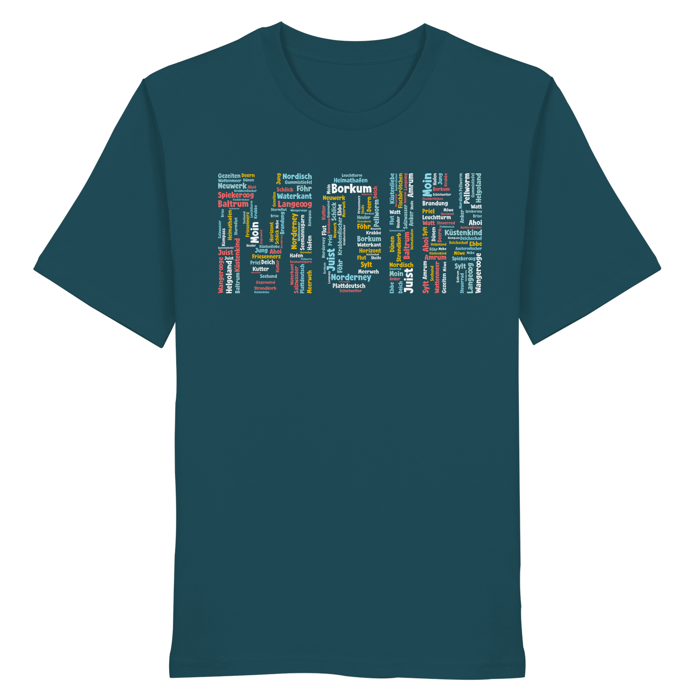 Moin Wortwolke | 100% Bio-Baumwolle | Unisex Shirt Premium