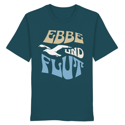 Ebbe & Flut Möwe | Unbeschwertheit genießen | Unisex Shirt Premium
