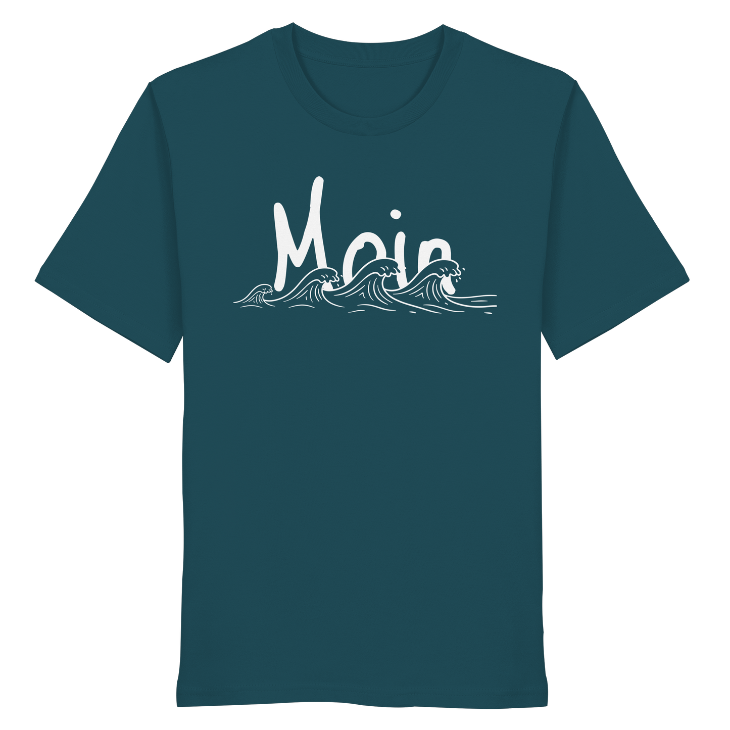 Moin & Wellen | Maritimes Lebensgefühl | Unisex Shirt Premium