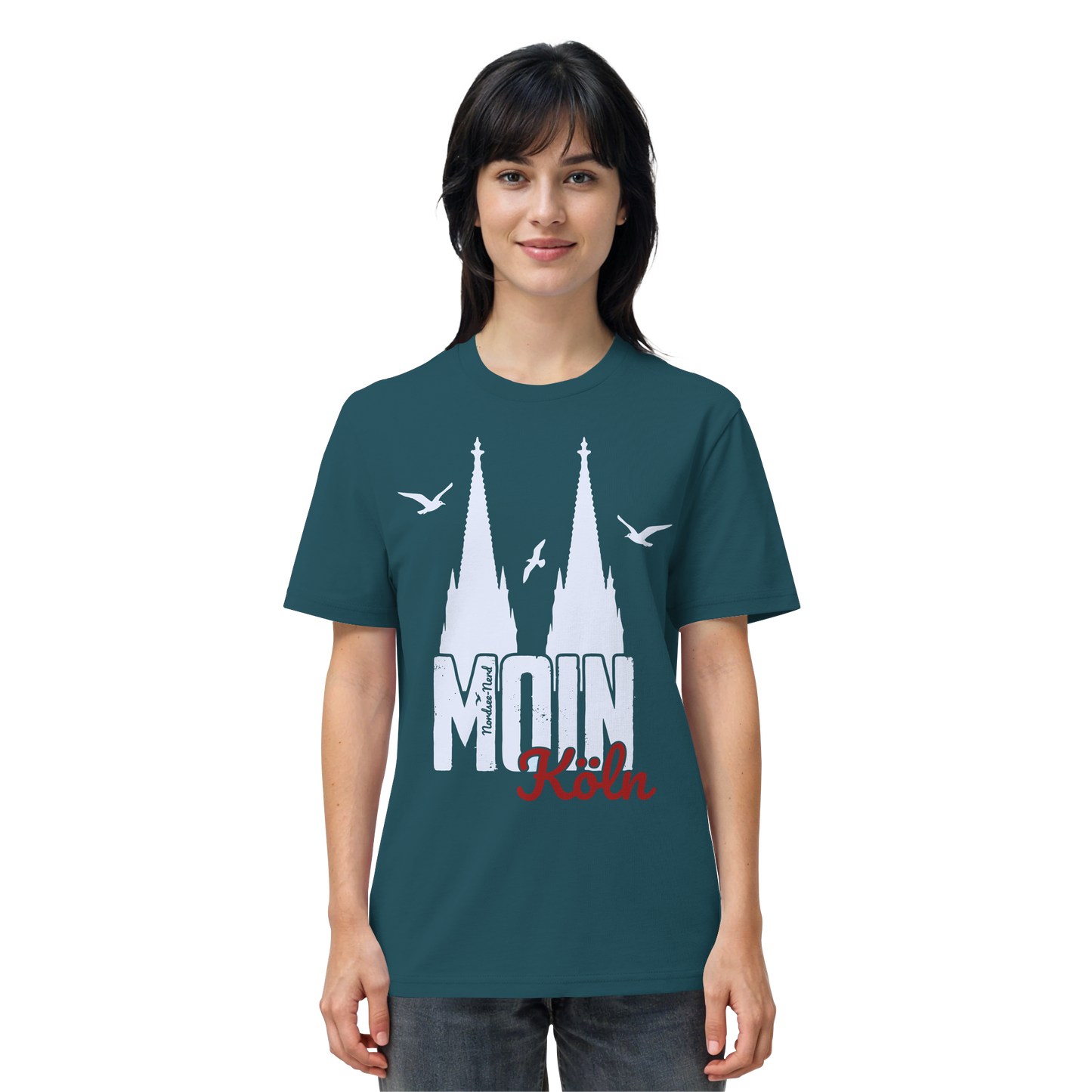 Moin Köln | Gruß von der Küste | Unisex Shirt Premium