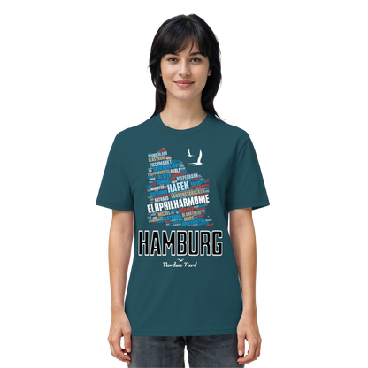 Hamburg  | Wortwolke | Unisex Shirt Premium