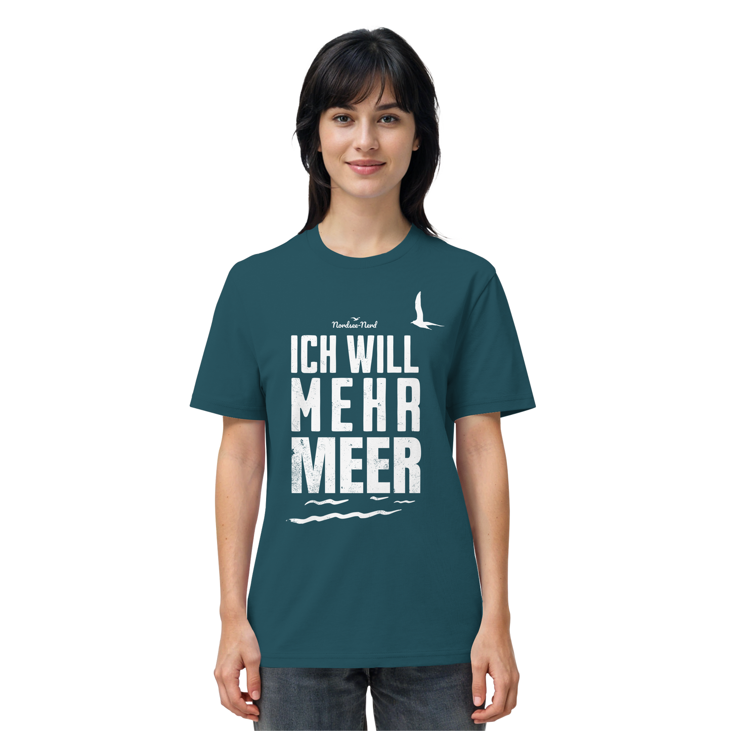 Ich will mehr Meer | Küstenhumor | Unisex Shirt Premium