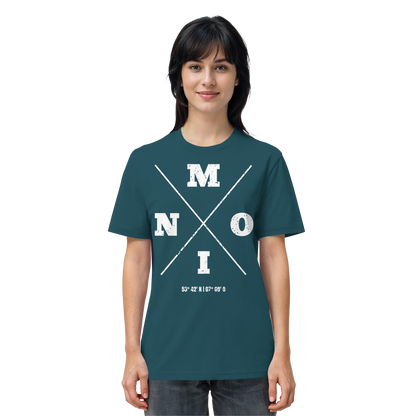 Moin Koordinaten | Heimat im Herzen | Unisex Shirt Premium