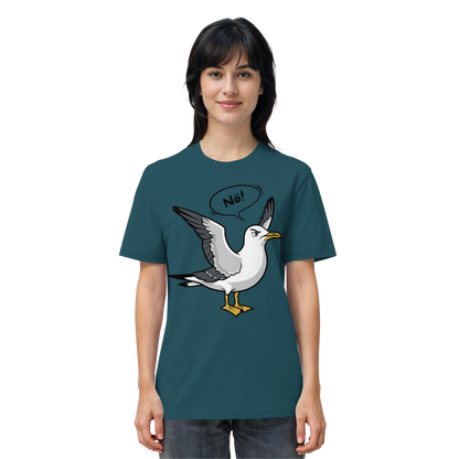 Möwe sagt Nö! | Küstenhumor | Unisex Shirt Premium