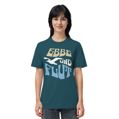 Ebbe & Flut Möwe | Unbeschwertheit genießen | Unisex Shirt Premium
