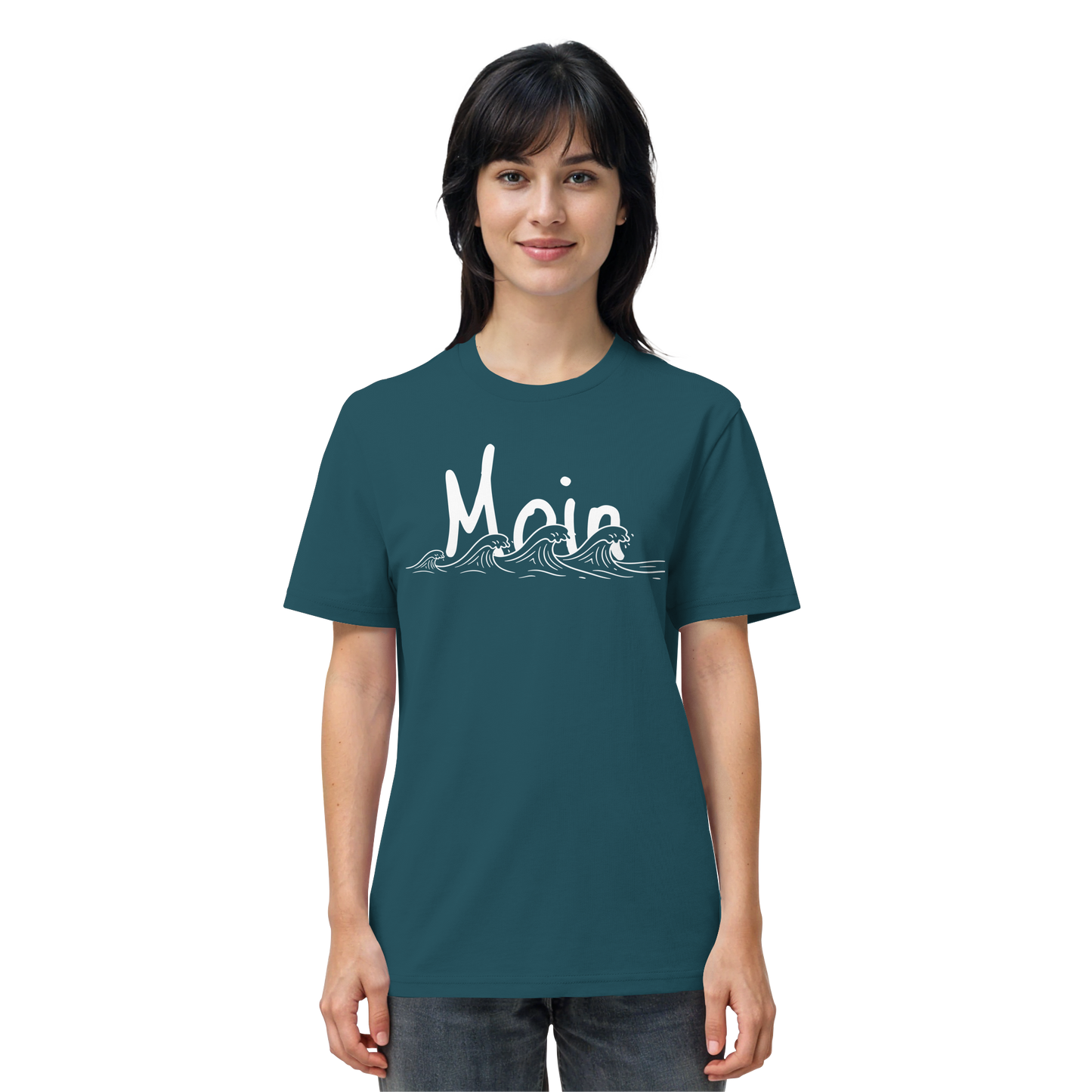 Moin & Wellen | Maritimes Lebensgefühl | Unisex Shirt Premium