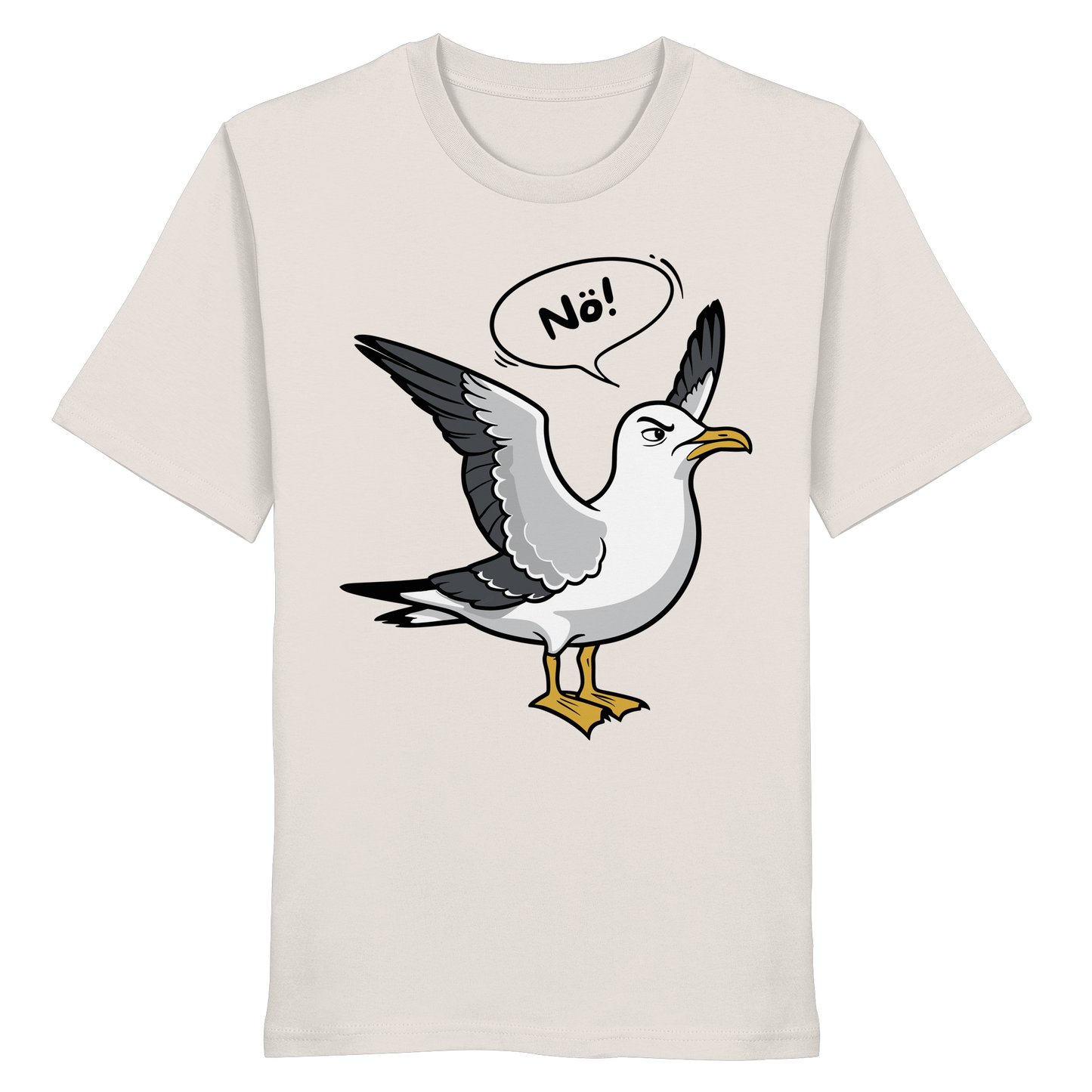 Möwe sagt Nö! | Küstenhumor | Unisex Shirt Premium