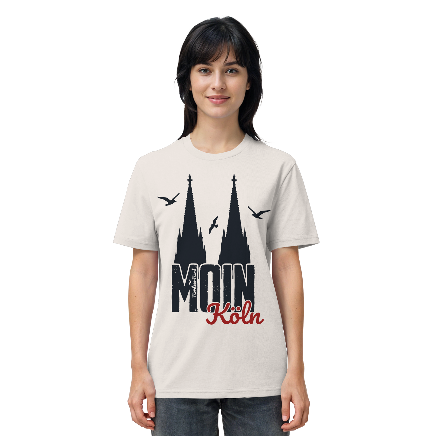Moin Köln | Gruß von der Küste | Unisex Shirt Premium