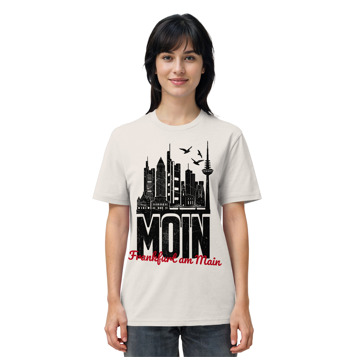 Moin Frankfurt am Main | Gruß von der Küste | Unisex Shirt Premium