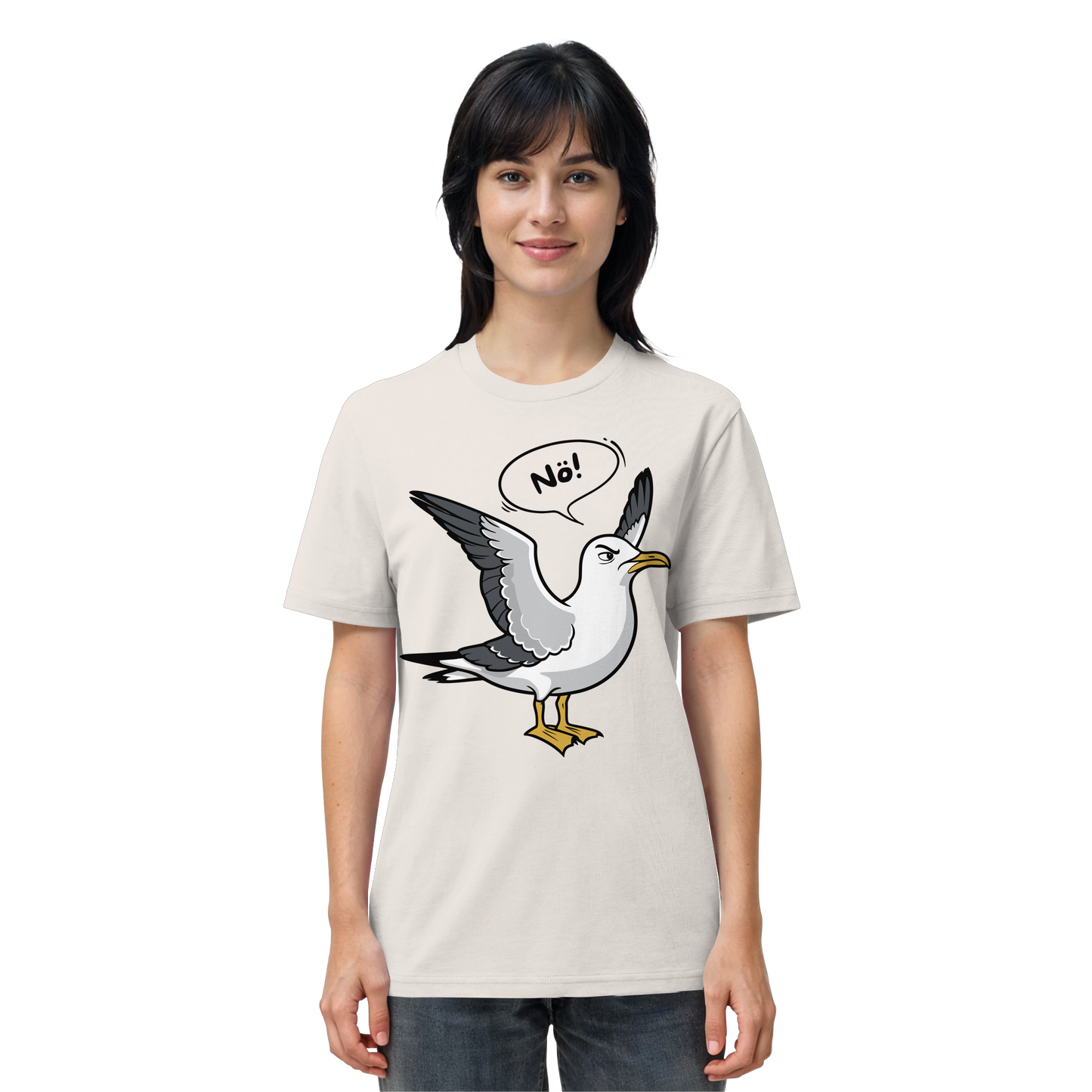 Möwe sagt Nö! | Küstenhumor | Unisex Shirt Premium