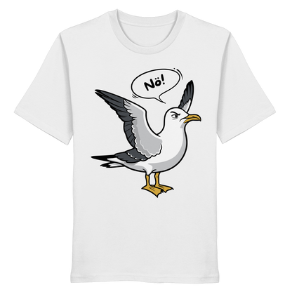 Möwe sagt Nö! | Küstenhumor | Unisex Shirt Premium