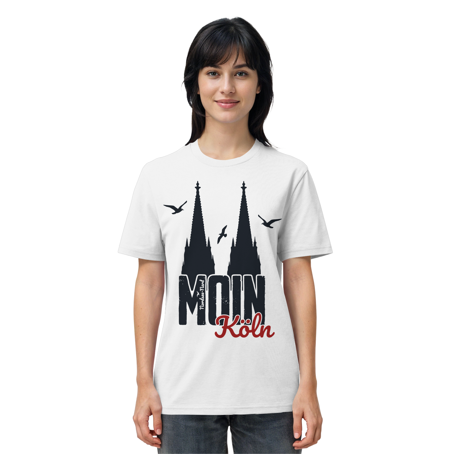 Moin Köln | Gruß von der Küste | Unisex Shirt Premium