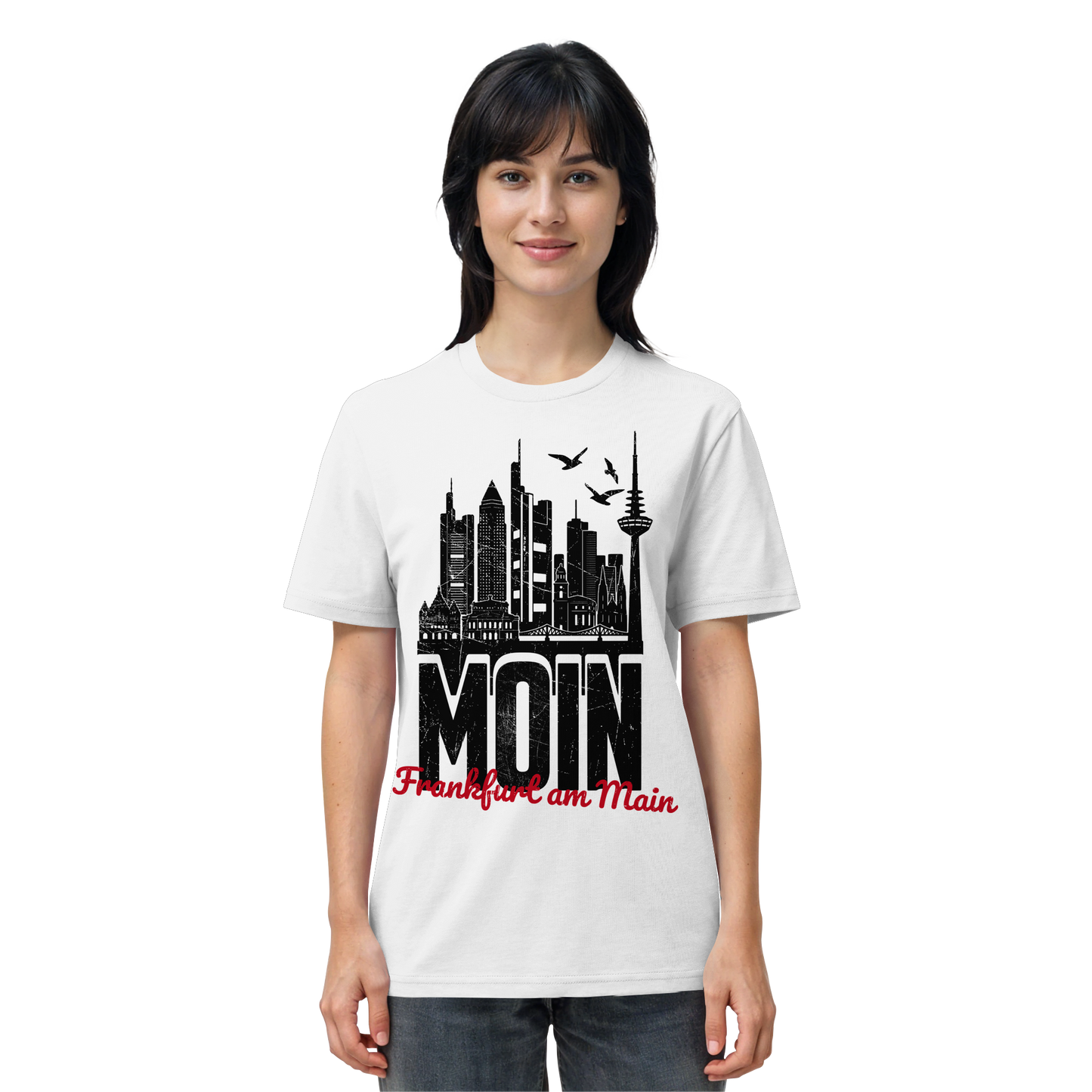 Moin Frankfurt am Main | Gruß von der Küste | Unisex Shirt Premium