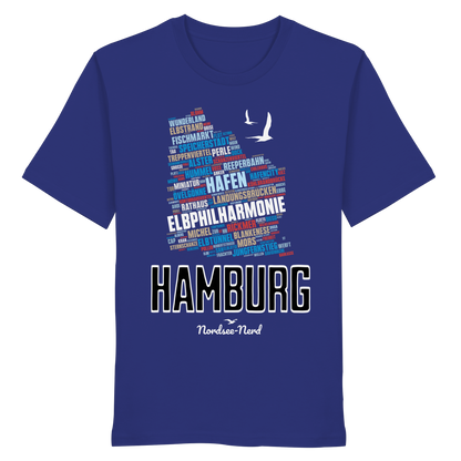 Hamburg  | Wortwolke | Unisex Shirt Premium