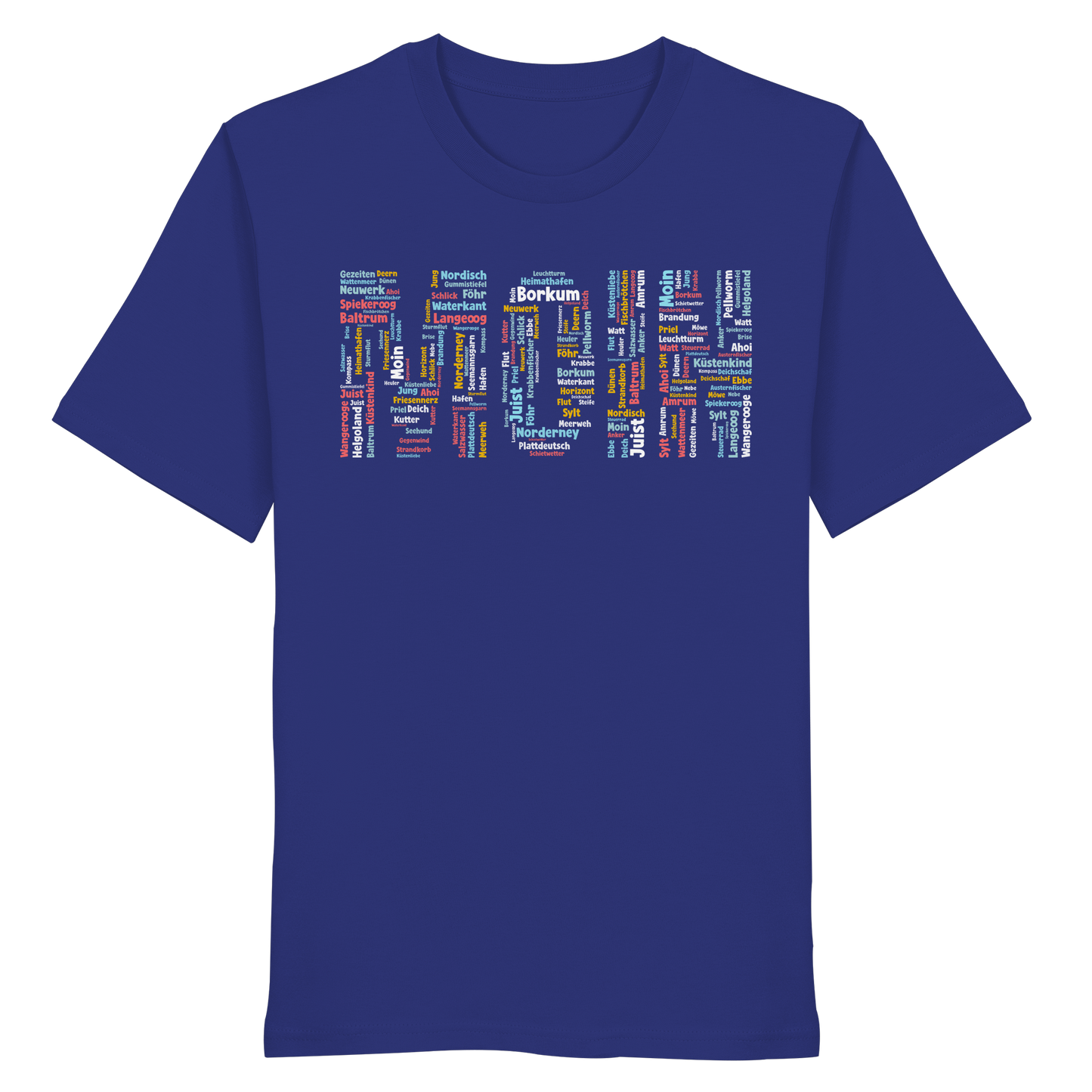 Moin Wortwolke | 100% Bio-Baumwolle | Unisex Shirt Premium