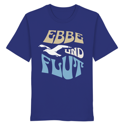 Ebbe & Flut Möwe | Unbeschwertheit genießen | Unisex Shirt Premium