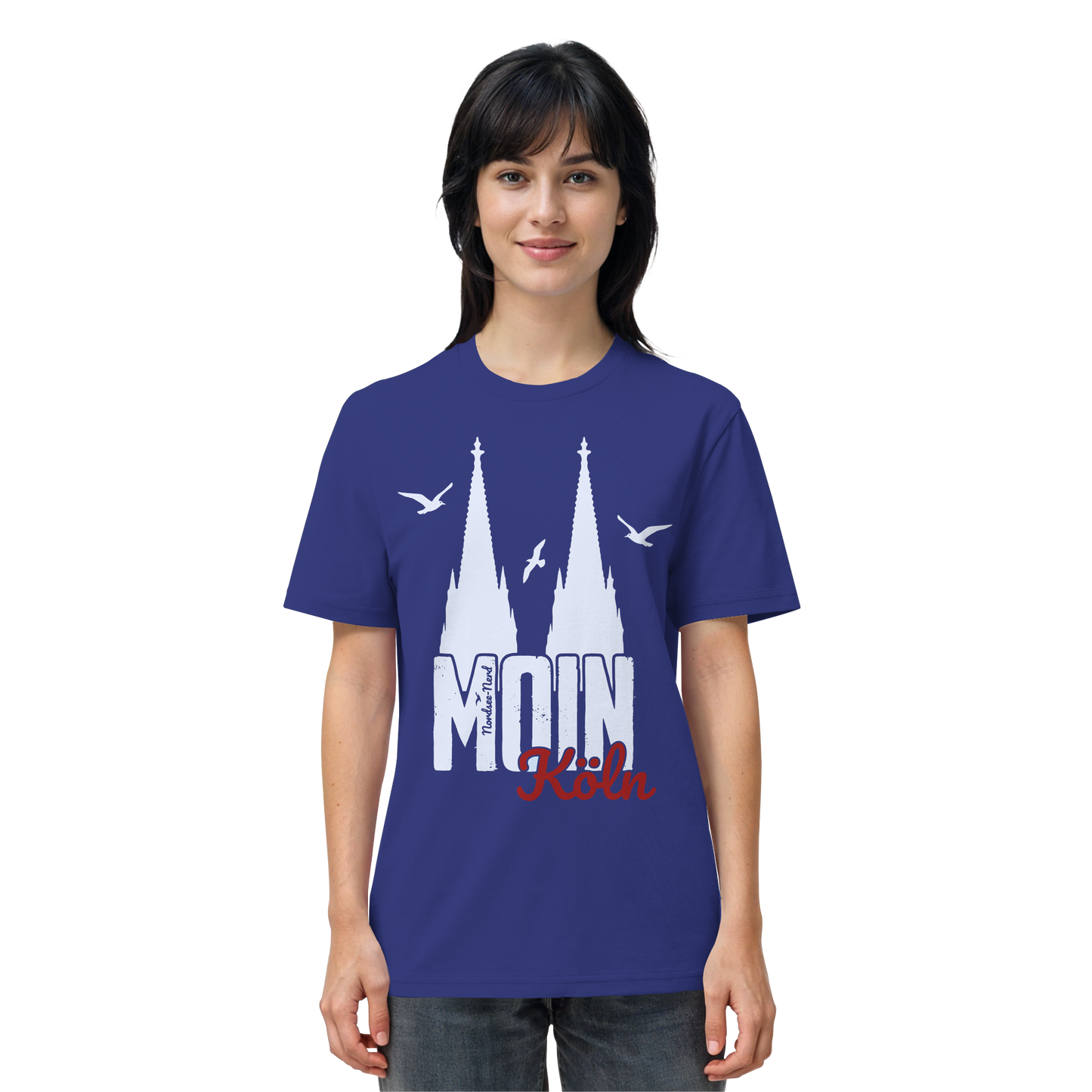Moin Köln | Gruß von der Küste | Unisex Shirt Premium