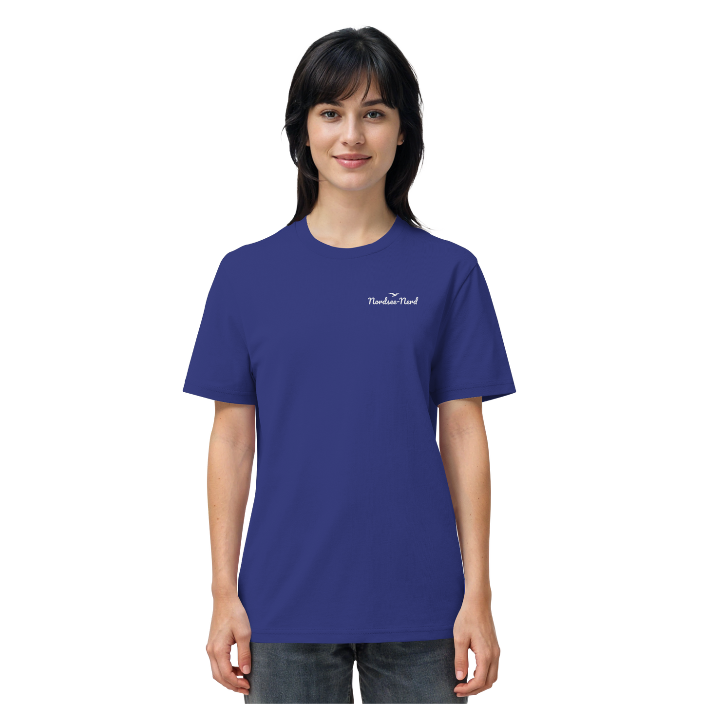 Nordsee-Nerd | Stick-Motiv | Unisex Shirt Premium