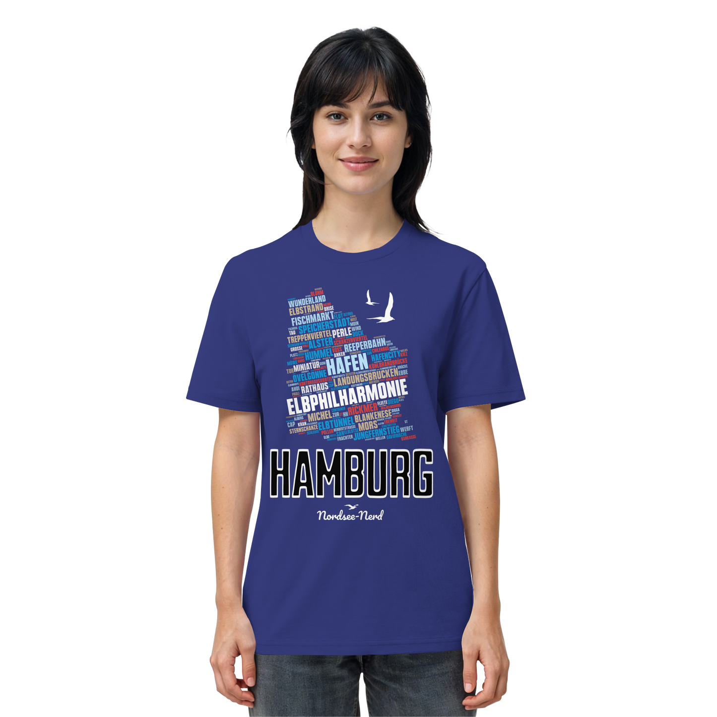 Hamburg  | Wortwolke | Unisex Shirt Premium