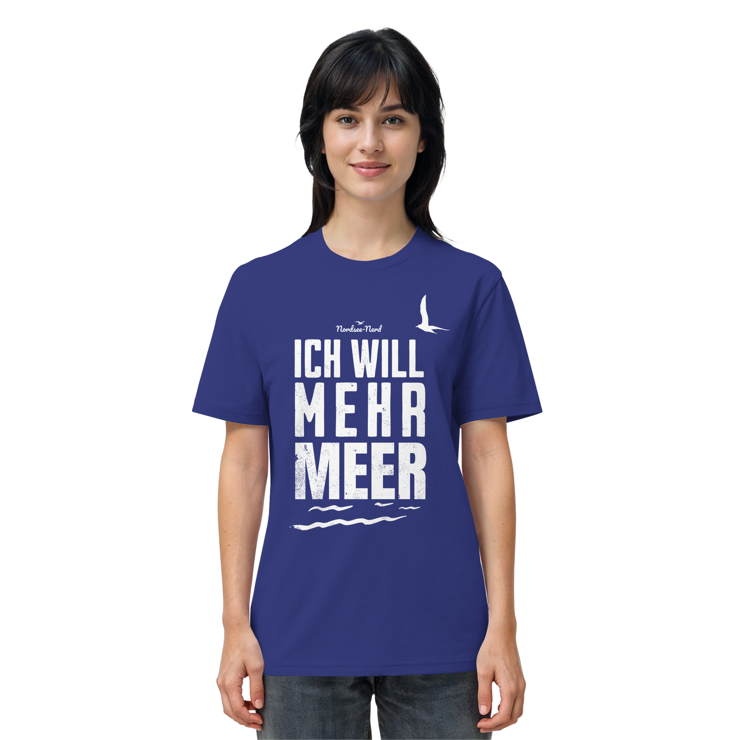 Ich will mehr Meer | Küstenhumor | Unisex Shirt Premium