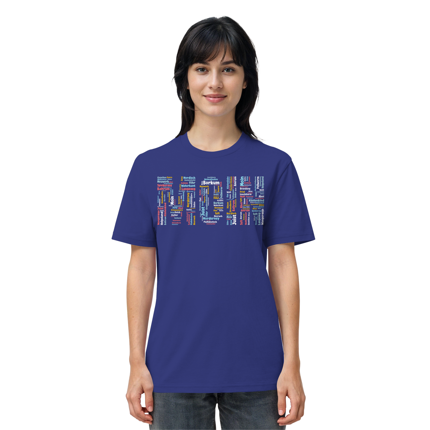 Moin Wortwolke | 100% Bio-Baumwolle | Unisex Shirt Premium