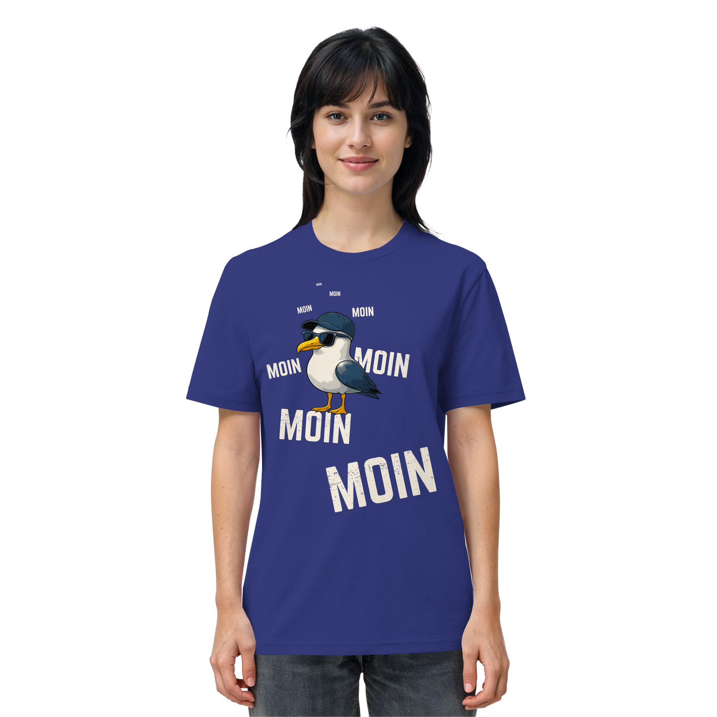 Moin Möwe | Maritimes Lebensgefühl | Unisex Shirt Premium